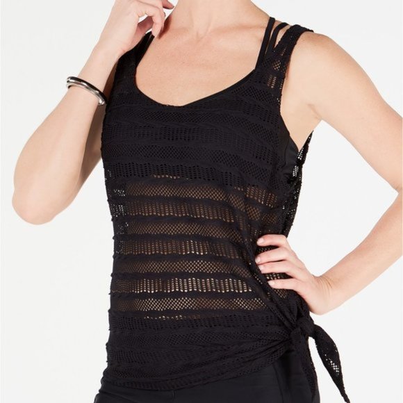 Gossip Other - Go by Gossip Mix & Mesh Crochet Tankini Top